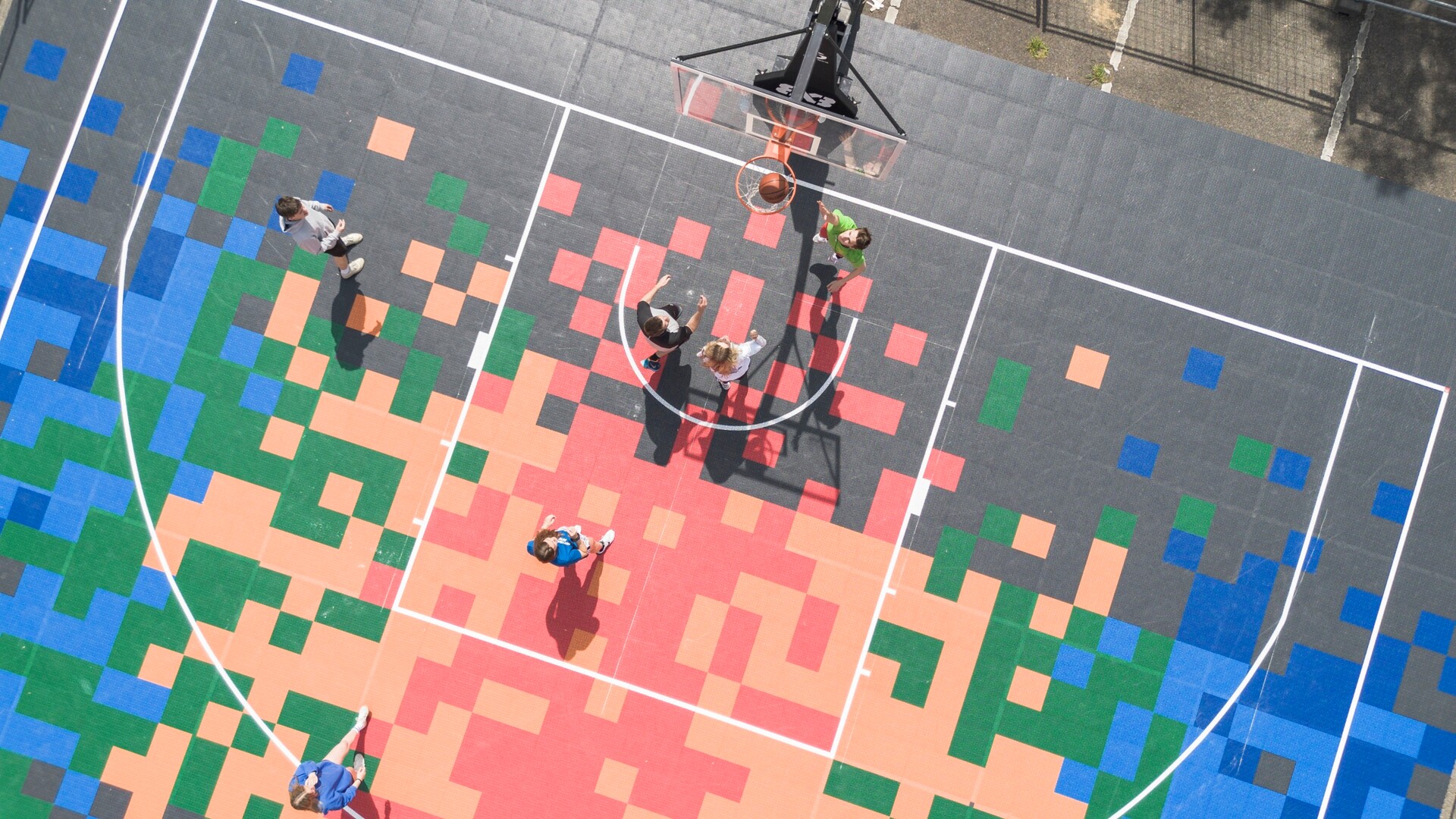 Neue 3x3-Basketballfläche in Stuttgart-Ost jetzt geöffnet